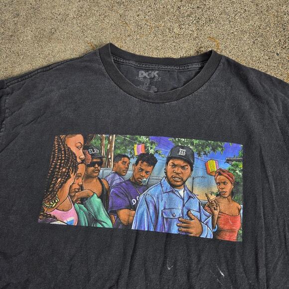 Vtg Y2k DGK All Day Ice Cube Movie Scene Montage Graphic Longsleeve Tee Shirt XL - Picture 3 of 5